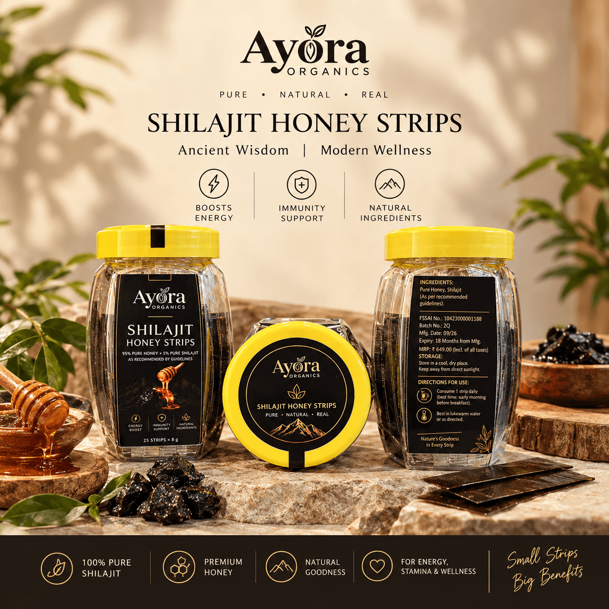 Shilajeet honey strips šÆ ā image 2